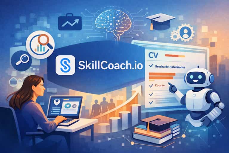 Skillcoach.io: una nueva plataforma con IA para orientar la formación y mejorar la empleabilidad